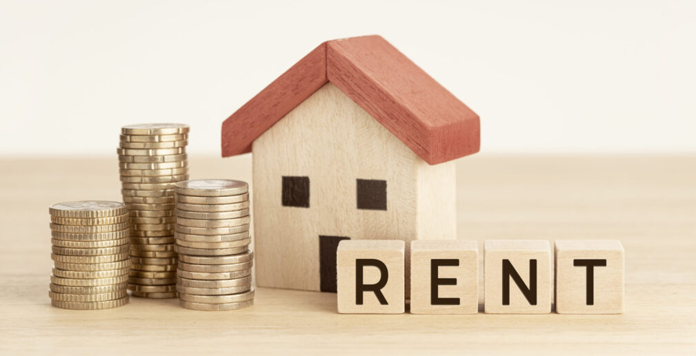 Rent a house concept. Real estate market Rent a house concept. Real estate market